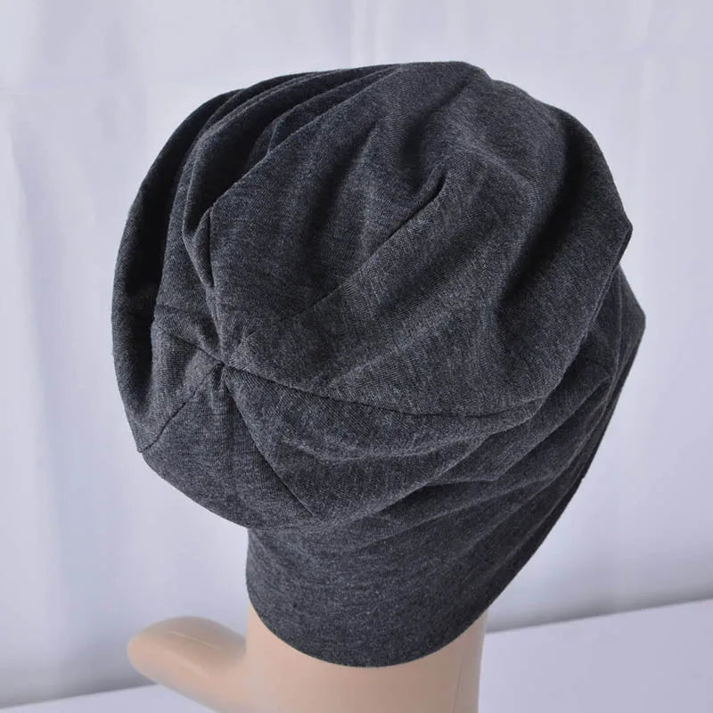 Gorro Beanie Masculino Liso – Estilo Baggy/Slouchy, Conforto e Proteção