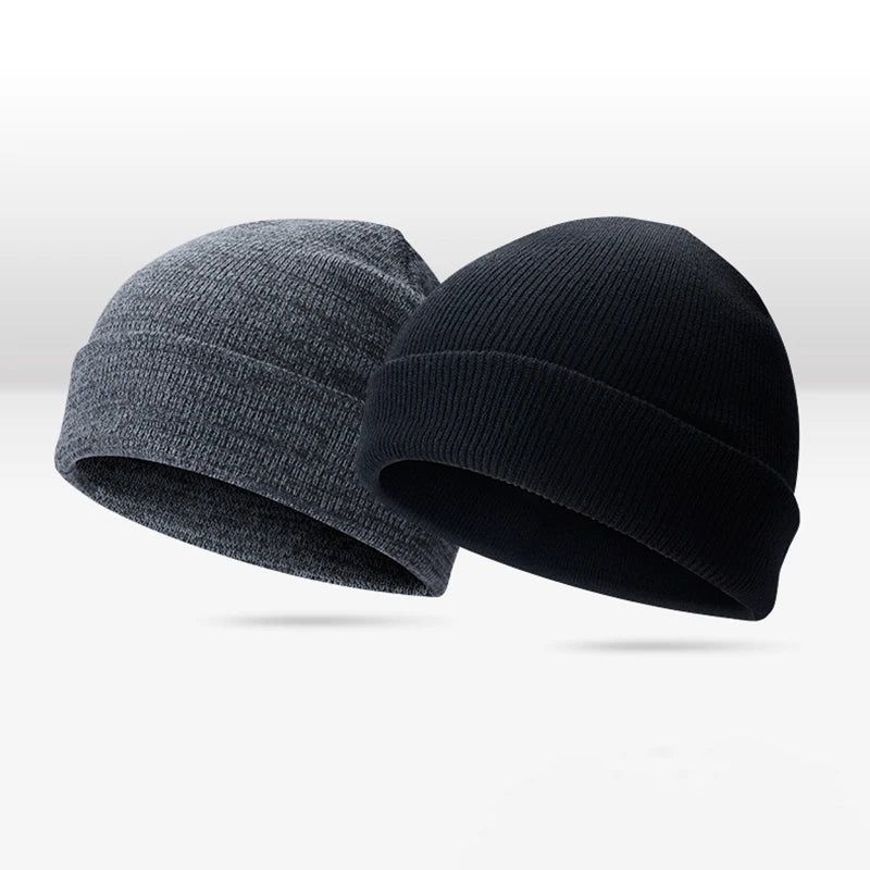 Gorro Beanie Unissex Liso – Tricô Quente, Confortável e Elástico