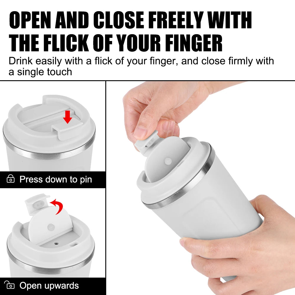 Caneca Térmica Thermo Café para Carro – 380 ml / 510 ml