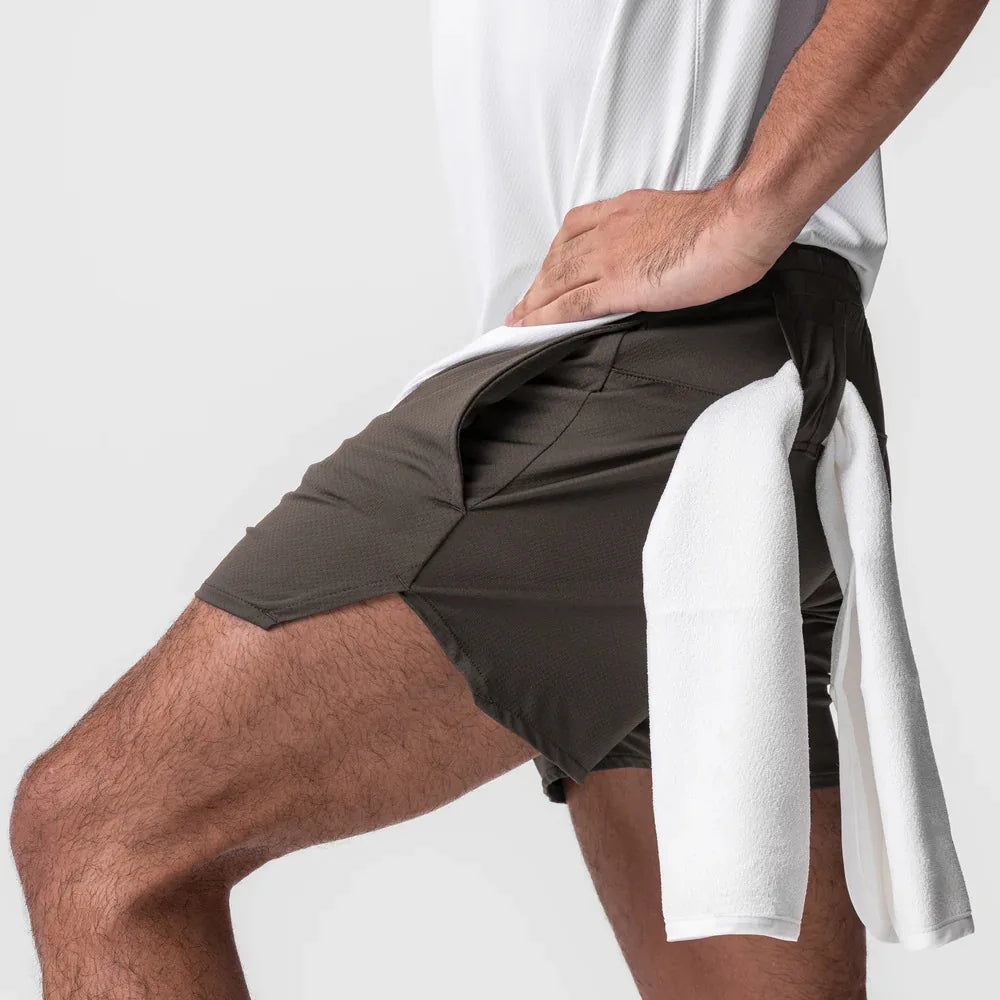 Shorts Esportivo Masculino de Verão – Leve, Respirável e Secagem Rápida para Academia, Corrida, Praia e Basquete