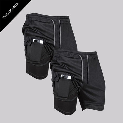 Short Masculino Fitness 2 em 1 – Performance, Conforto e Secagem Rápida