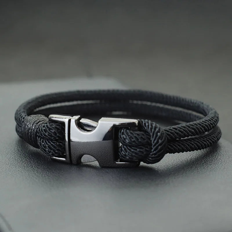 Pulseira Masculina Fashion em Nylon – Estilo Urbano e Atitude