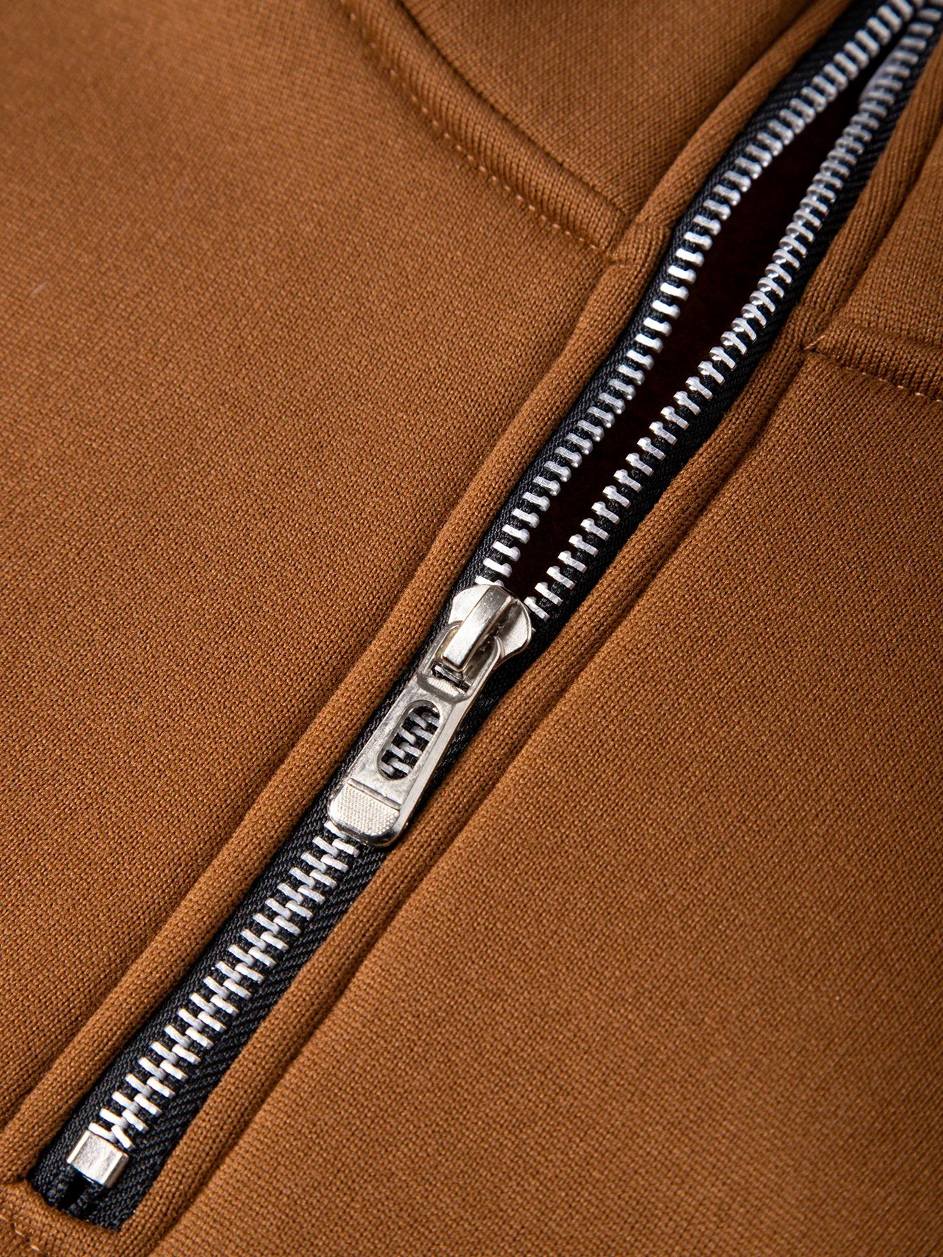 Suéter Masculino de Outono com Zíper e Gola Alta – Quente, Casual e Fashion