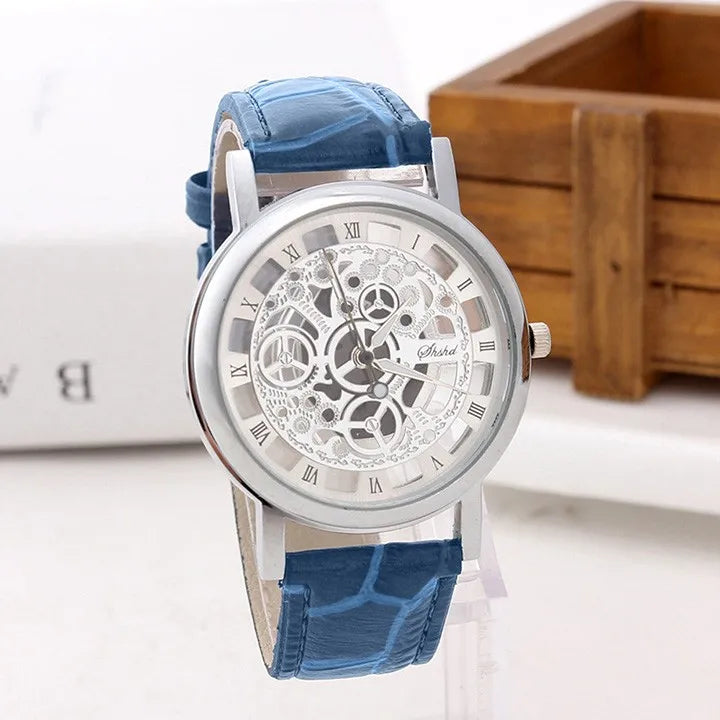 Relógio Masculino Skeleton Fashion – Estilo e Precisão