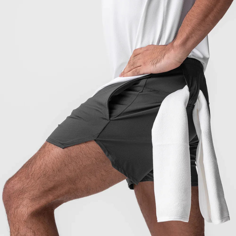 Shorts Esportivo Masculino de Verão – Leve, Respirável e Secagem Rápida para Academia, Corrida, Praia e Basquete
