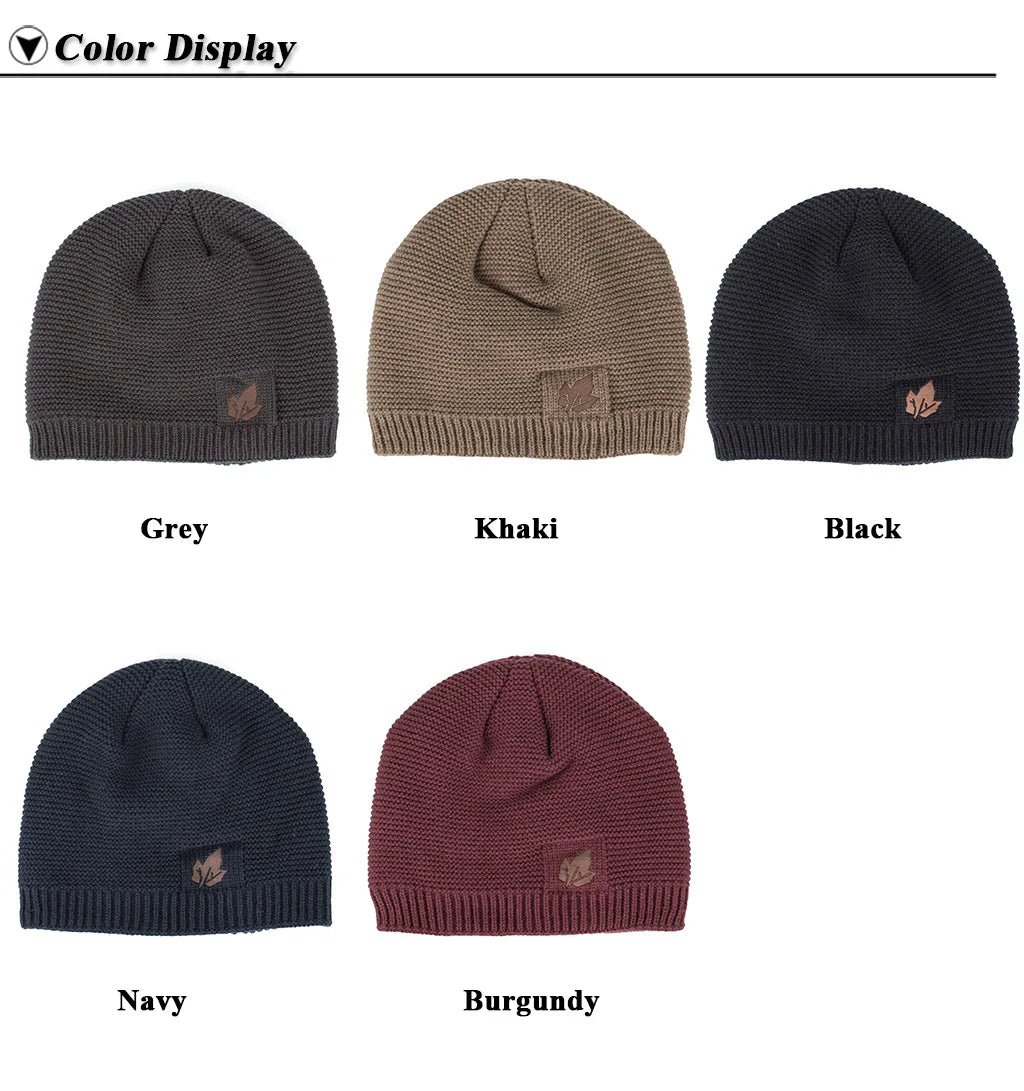 Gorro de Inverno em Malha 2023 – Unissex, Quente e Confortável