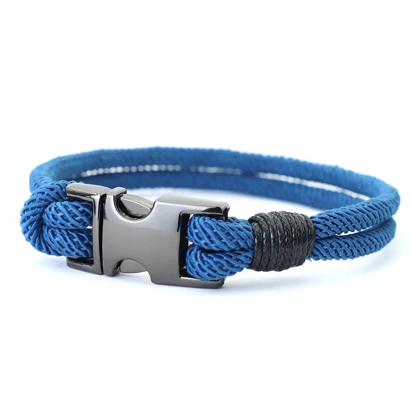 Pulseira Masculina Fashion em Nylon – Estilo Urbano e Atitude
