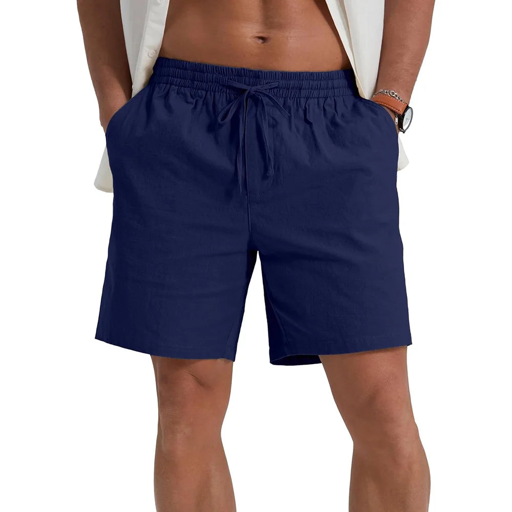 Short Masculino de Verão em Algodão e Linho – Leveza, Frescor e Conforto Diário
