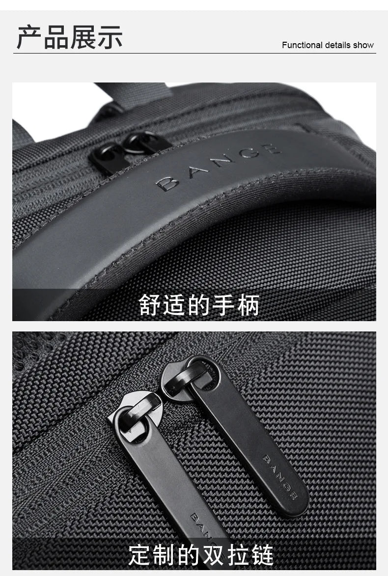 Mochila Masculina BANGE Designer – Para Notebook, Tática e Multifunção