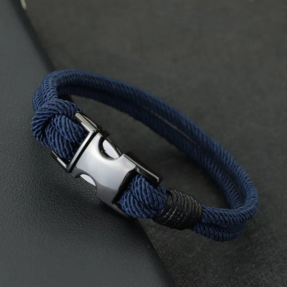 Pulseira Masculina Fashion em Nylon – Estilo Urbano e Atitude
