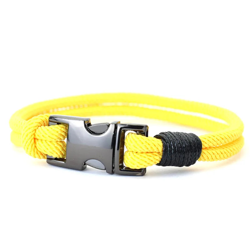 Pulseira Masculina Fashion em Nylon – Estilo Urbano e Atitude