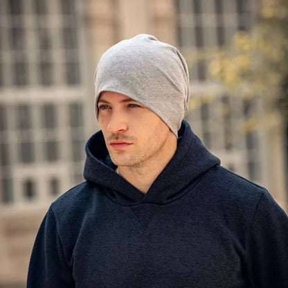 Gorro Beanie Masculino Liso – Estilo Baggy/Slouchy, Conforto e Proteção