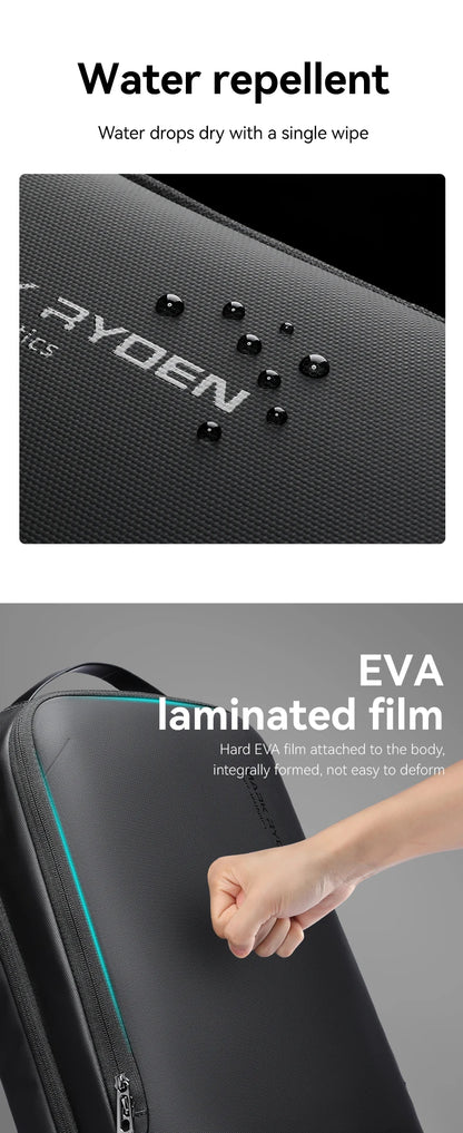 Mochila Slim para Notebook MARK RYDEN – Business Minimalista com Zíper YKK e USB