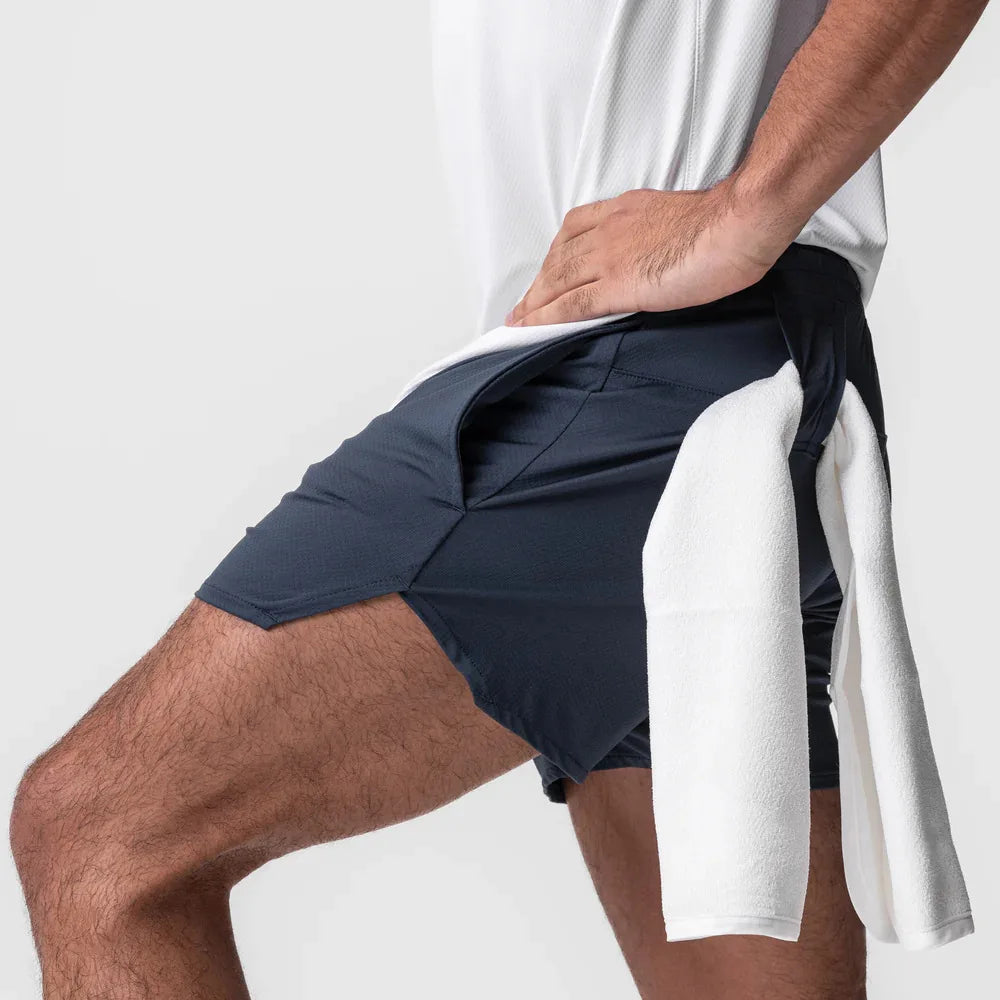 Shorts Esportivo Masculino de Verão – Leve, Respirável e Secagem Rápida para Academia, Corrida, Praia e Basquete