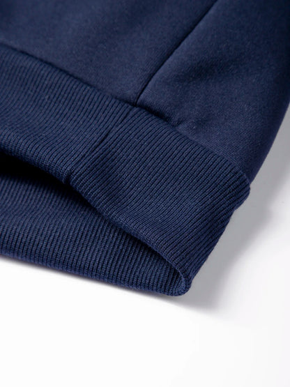 Suéter Masculino de Outono com Zíper e Gola Alta – Quente, Casual e Fashion