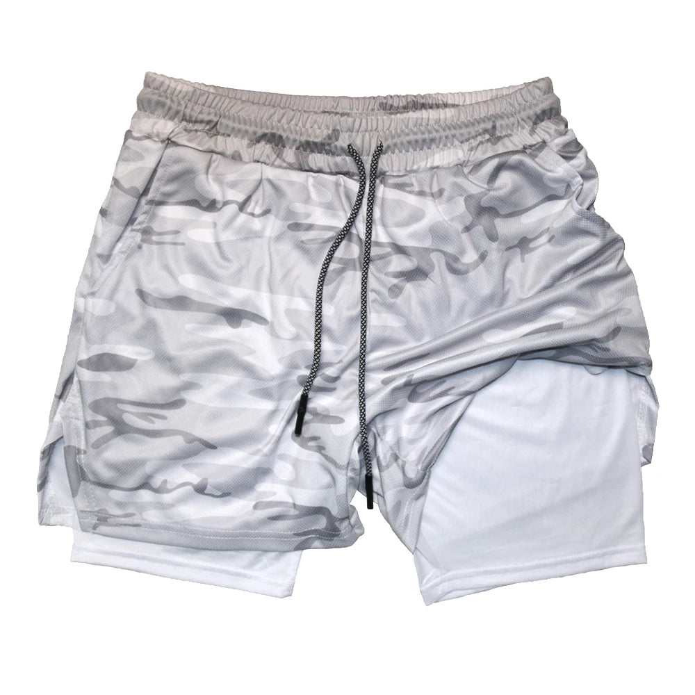 Short Masculino Fitness 2 em 1 – Performance, Conforto e Secagem Rápida