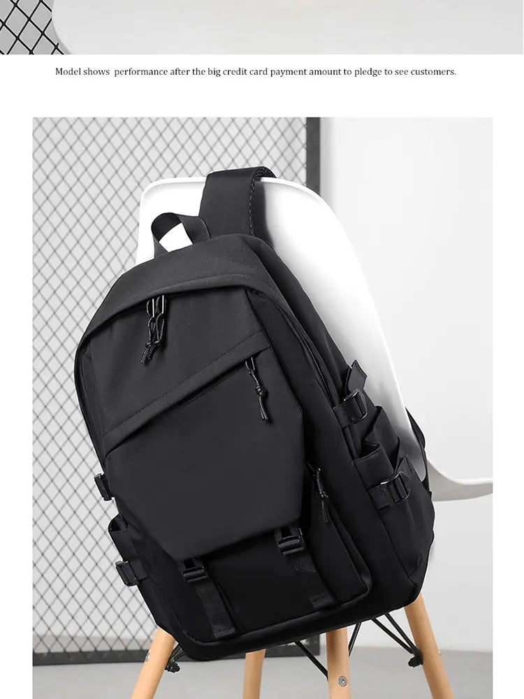 Mochila Masculina Simples e Fashion – Para Notebook 15”, Impermeável e Unissex 🎒💻