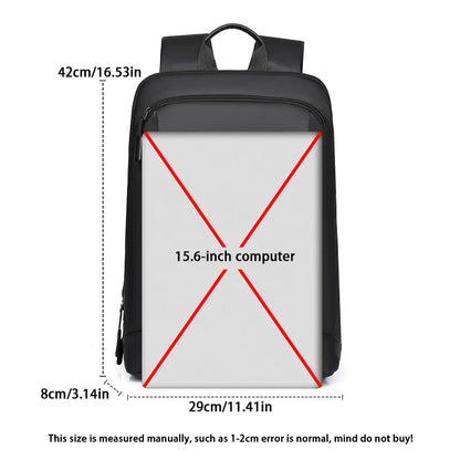 Mochila Masculina Impermeável Ultra Leve – Estilosa e para Notebook 15,6” 🎒💻