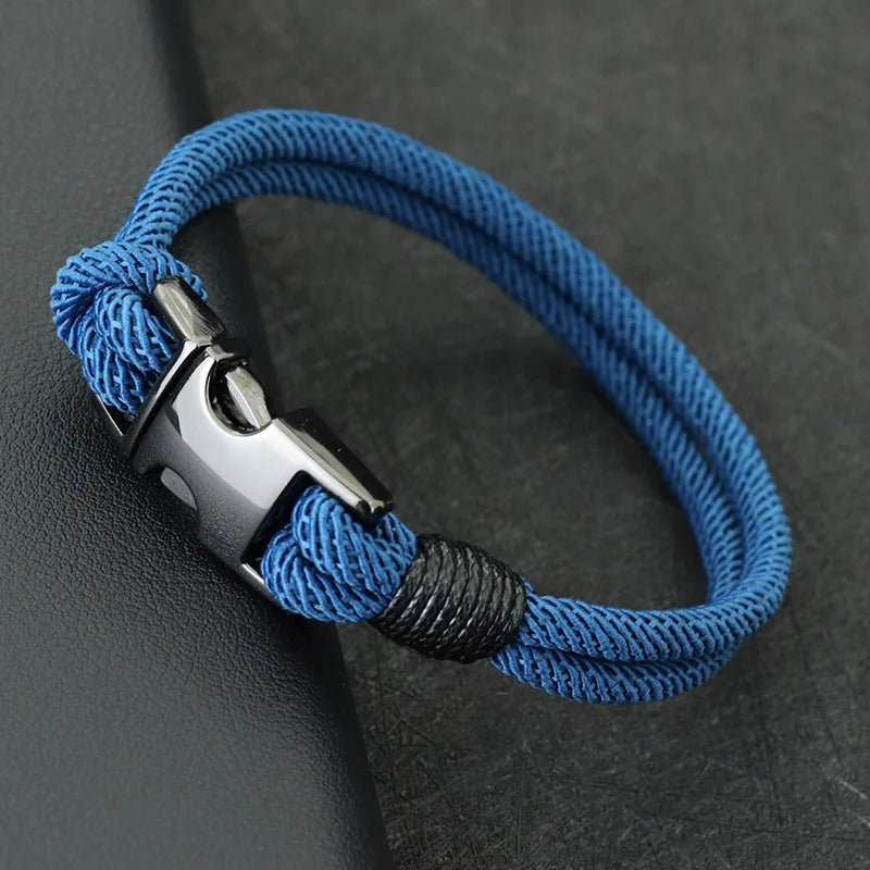 Pulseira Masculina Fashion em Nylon – Estilo Urbano e Atitude