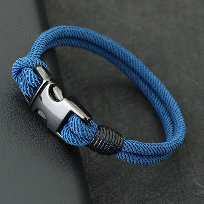 Pulseira Masculina Fashion em Nylon – Estilo Urbano e Atitude