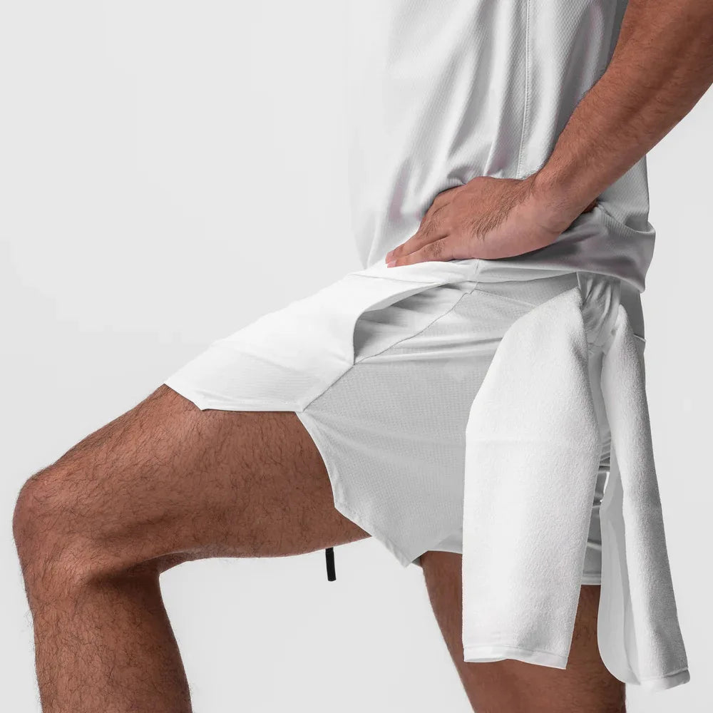 Shorts Esportivo Masculino de Verão – Leve, Respirável e Secagem Rápida para Academia, Corrida, Praia e Basquete