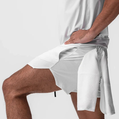 Shorts Esportivo Masculino de Verão – Leve, Respirável e Secagem Rápida para Academia, Corrida, Praia e Basquete