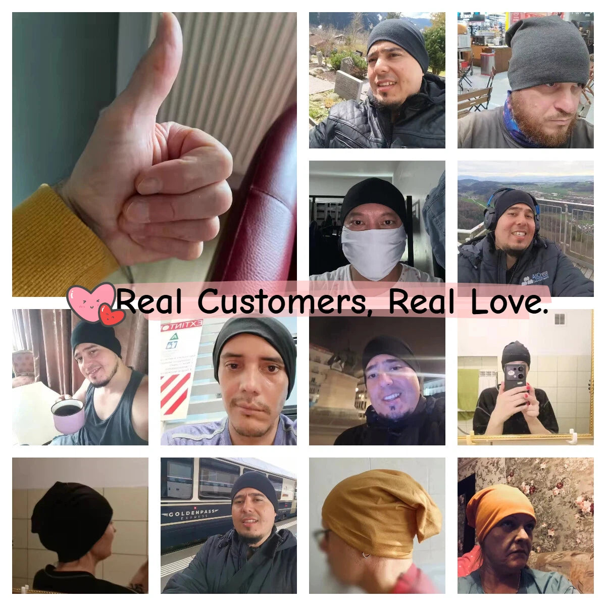 Gorro Beanie Unissex Liso – Estilo Slouchy Hip-Hop, Leve e Confortável