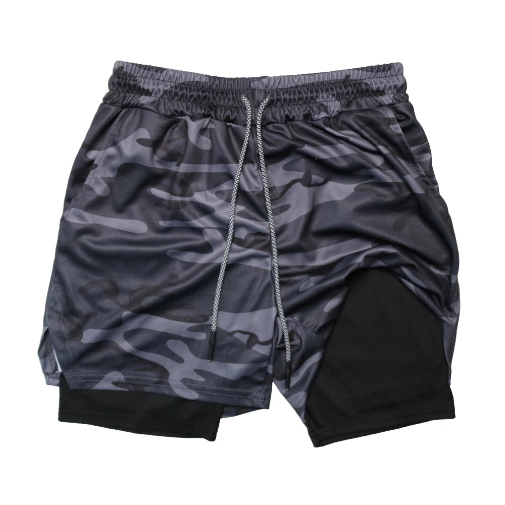 Short Masculino Fitness 2 em 1 – Performance, Conforto e Secagem Rápida
