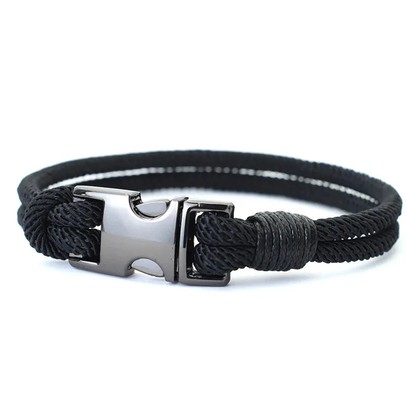 Pulseira Masculina Fashion em Nylon – Estilo Urbano e Atitude
