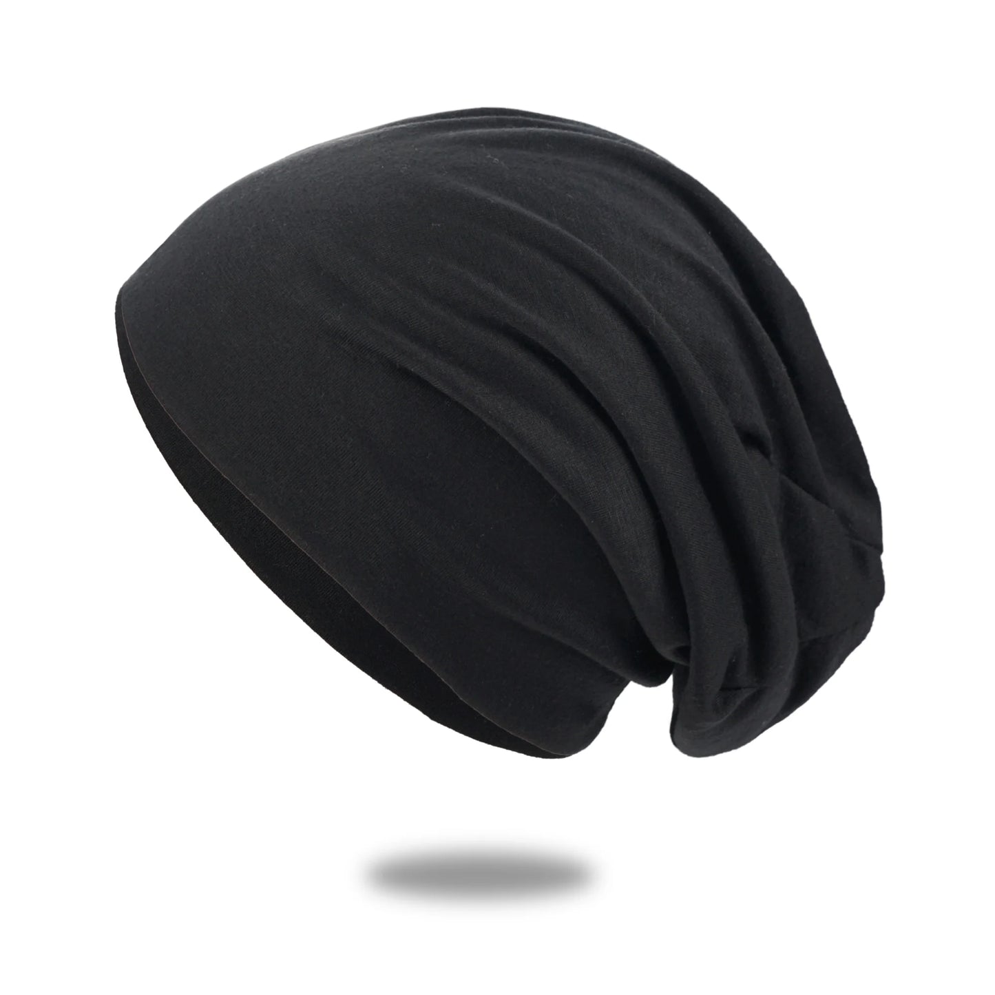 Gorro Beanie Unissex Liso – Estilo Slouchy Hip-Hop, Leve e Confortável