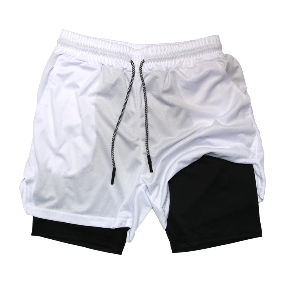 Short Masculino Fitness 2 em 1 – Performance, Conforto e Secagem Rápida