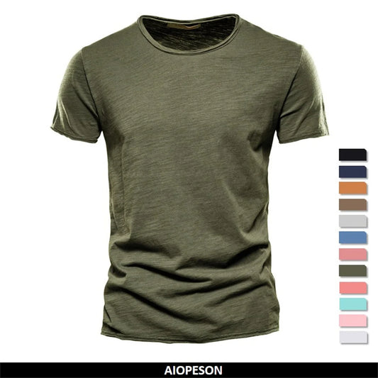 Camiseta Masculina 100% Algodão – Casual, Leve e Confortável para o Verão