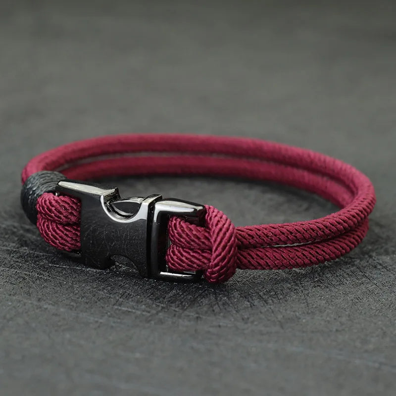 Pulseira Masculina Fashion em Nylon – Estilo Urbano e Atitude