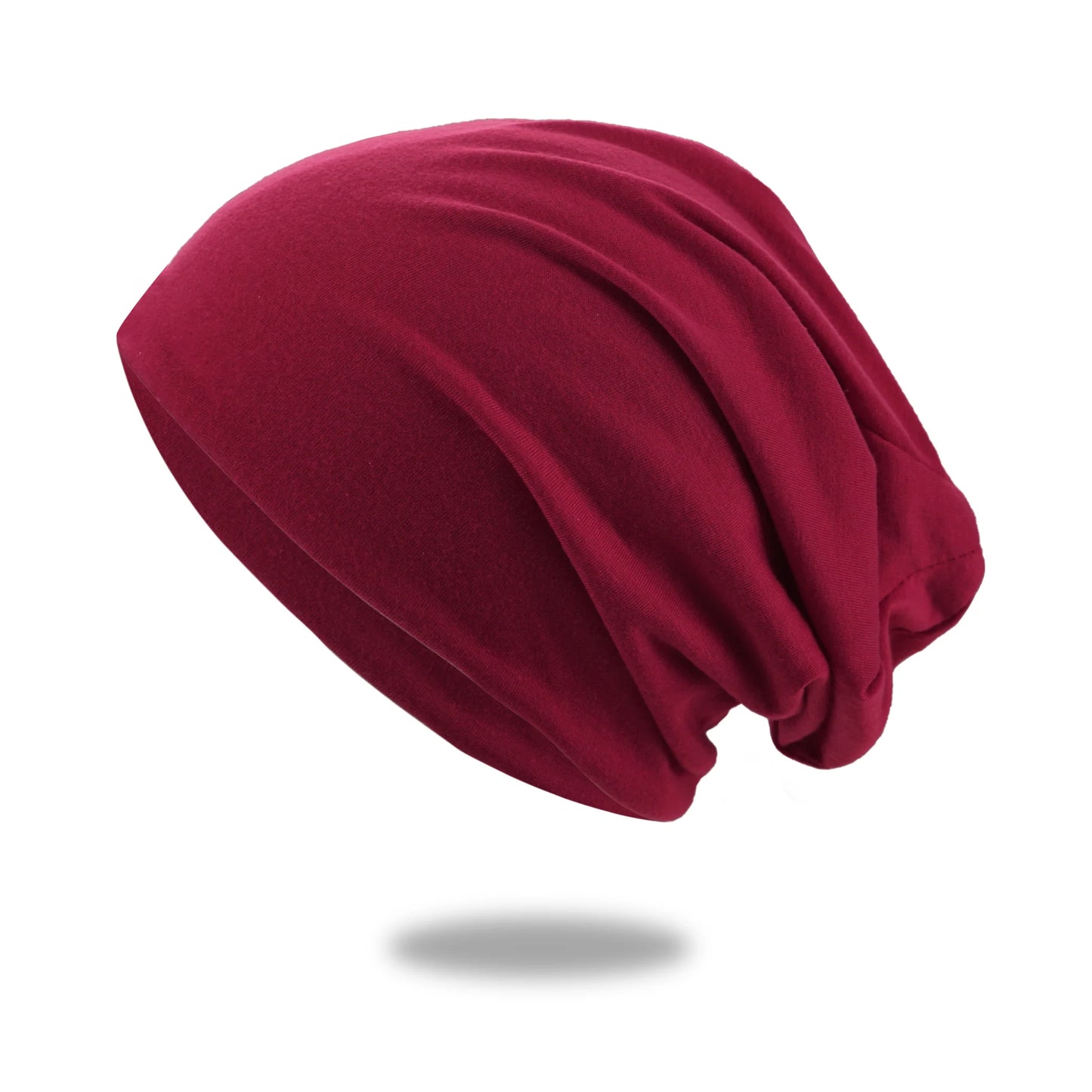 Gorro Beanie Unissex Liso – Estilo Slouchy Hip-Hop, Leve e Confortável
