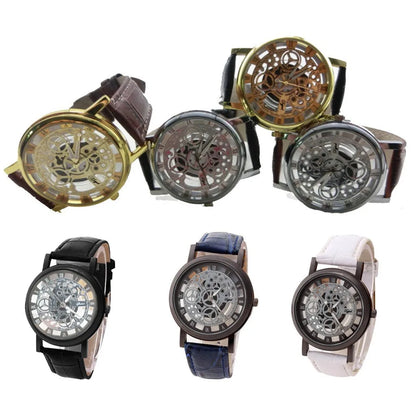 Relógio Masculino Skeleton Fashion – Estilo e Precisão