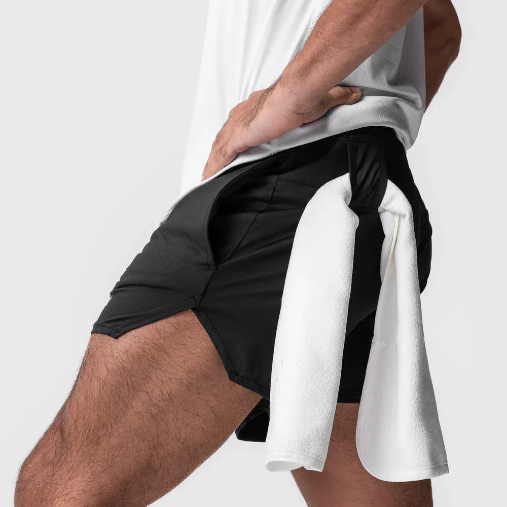 Shorts Esportivo Masculino de Verão – Leve, Respirável e Secagem Rápida para Academia, Corrida, Praia e Basquete