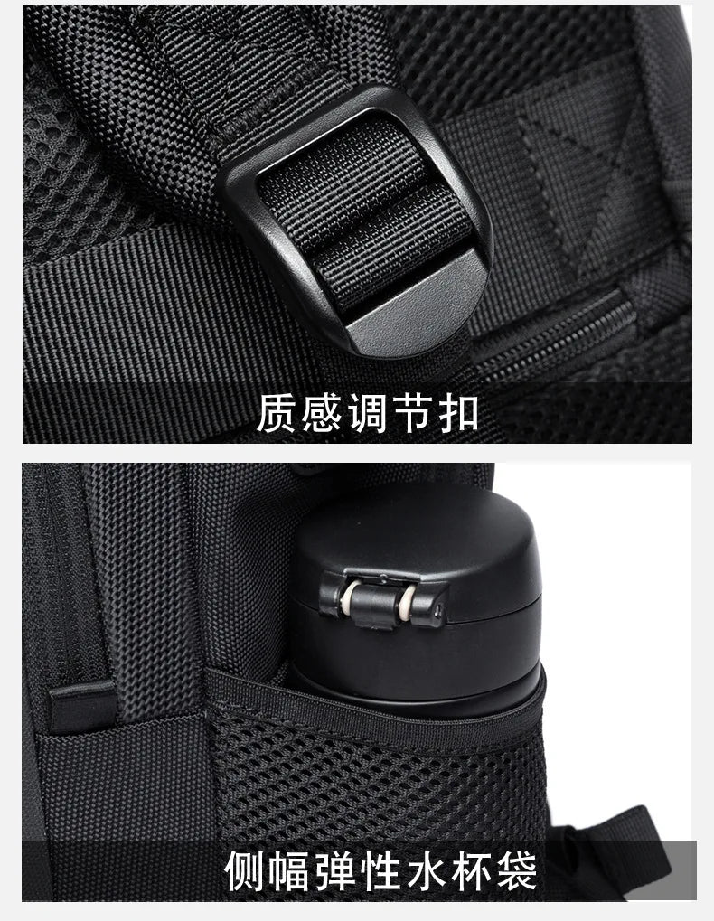 Mochila Masculina BANGE Designer – Para Notebook, Tática e Multifunção