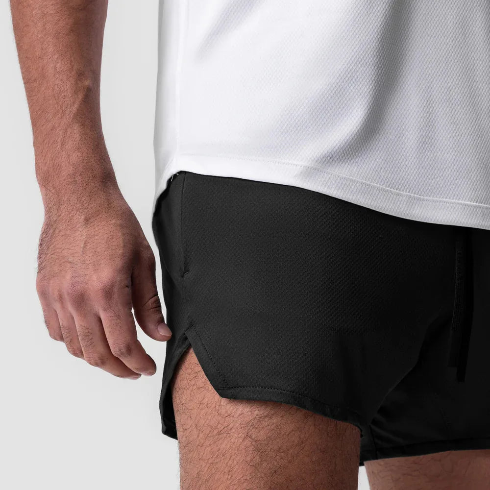Shorts Esportivo Masculino de Verão – Leve, Respirável e Secagem Rápida para Academia, Corrida, Praia e Basquete
