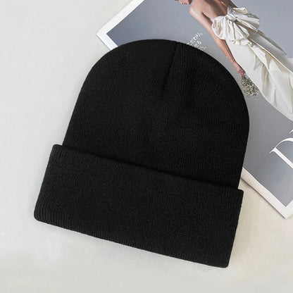 Gorro Beanie Unissex Liso – Tricô Quente, Confortável e Elástico