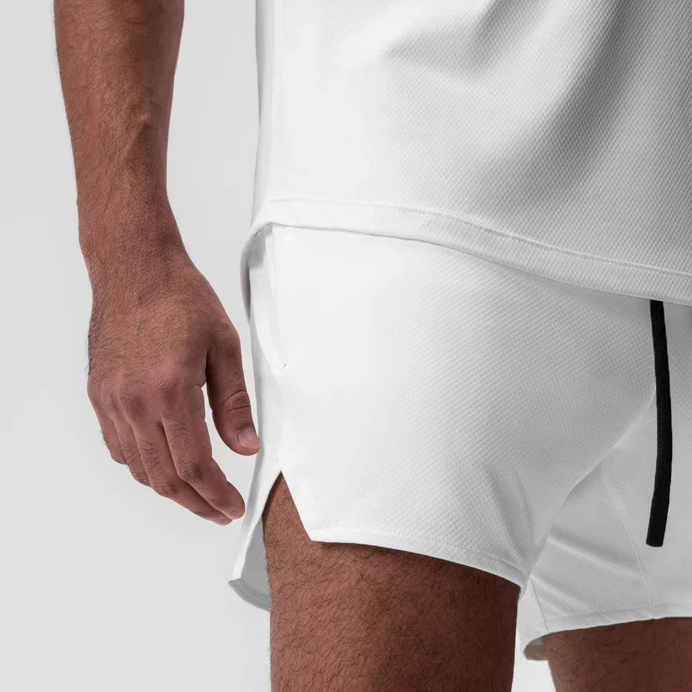 Shorts Esportivo Masculino de Verão – Leve, Respirável e Secagem Rápida para Academia, Corrida, Praia e Basquete